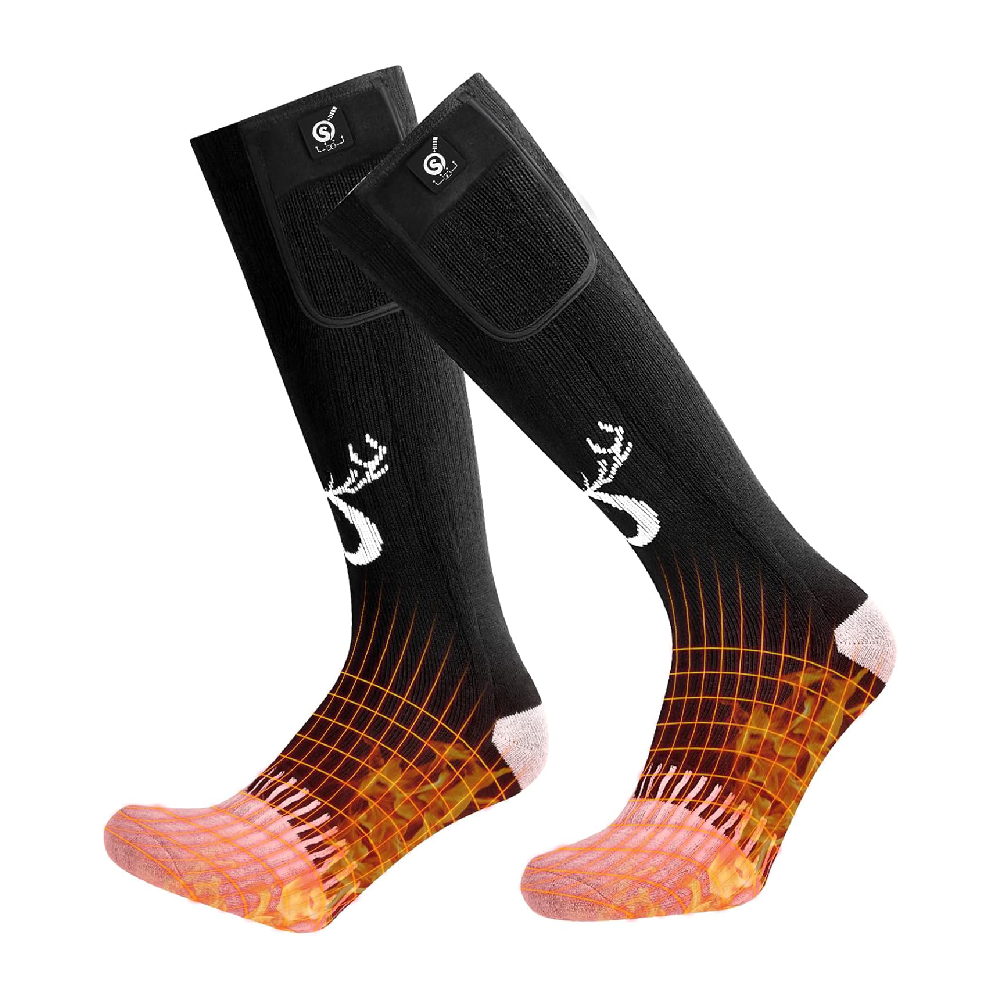 Snow Deer Rechargeable Heated Socks