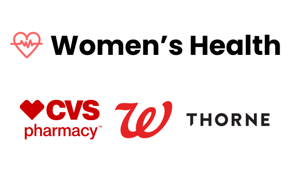 Women's Health. CVS Pharmacy, Walgreens, Thorne.