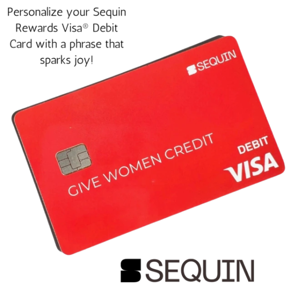 Customized Sequin card