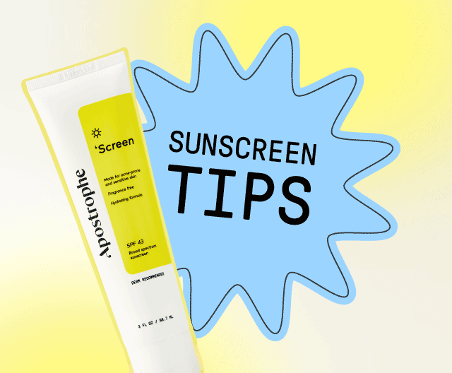 screen sunscreen apostrophe