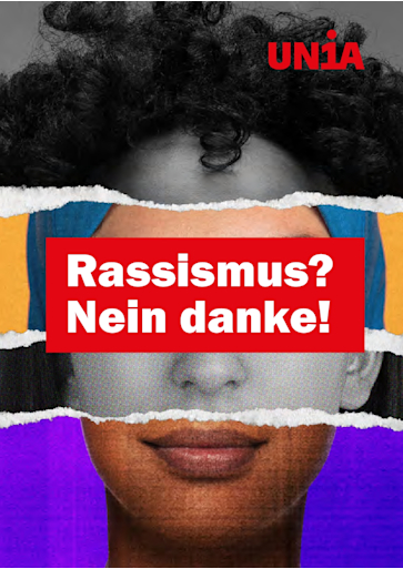 Titelbild Anti-Rassismus UNIA DE