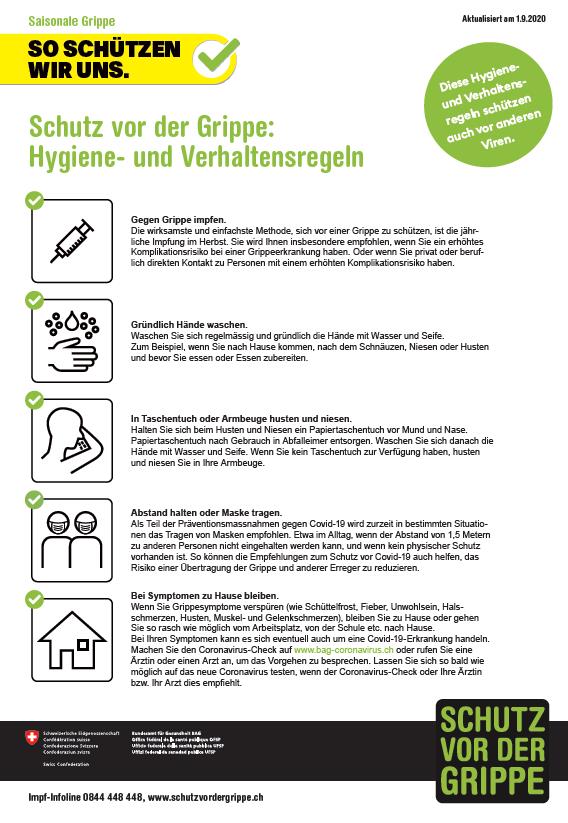 Schutz vor der Grippe