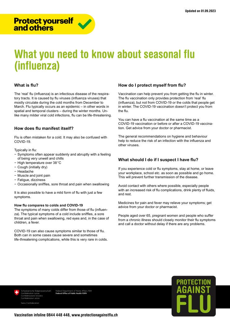 Protection against influenza