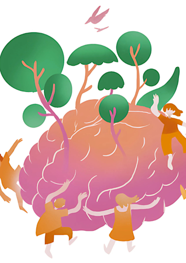 Titelbild Förderung der psychischen Gesundheit von Kindern im Alter von 5 bis 11 Jahren