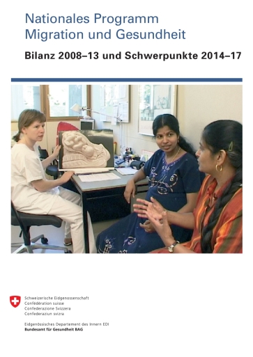 Titelbild Nationales Programm Migration und Gesundheit deutsch