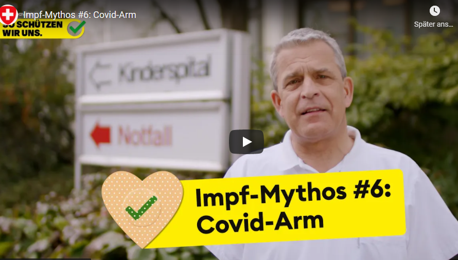 Titelbild Impf-Mythos #6: Covid-Arm