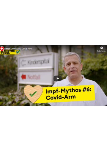 Titelbild Impf-Mythos #6: Covid-Arm