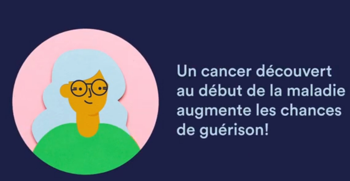 Titelbild Dépistage cancer sein französisch