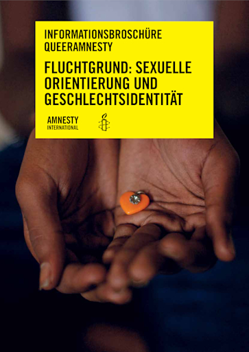 Titelbild Informationsbrosch re-Queeramnesty