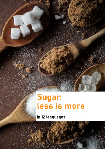 Titelbild Zucker weniger ist mehr einfacheSprache EN