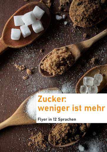 Titelbild Zucker weniger ist mehr 12Sprachen