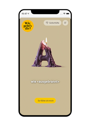 Titelbild Wie gehts dir App
