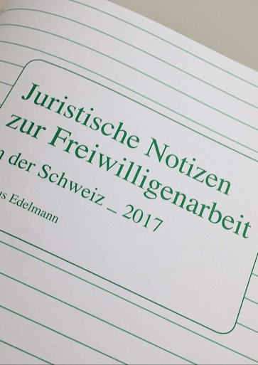 Titelbild Juristische Notizen zur Freiwilligenarbeit