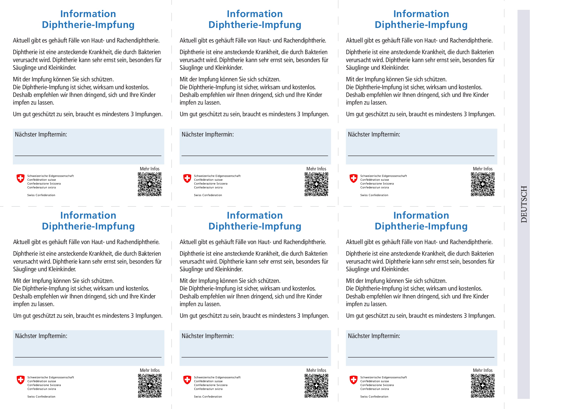 Titelbild Kurzinfo Diphterie