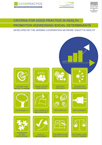 Criteria for good practice in health promotion addressing social determinants