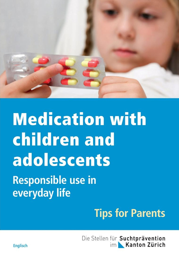 Titelbild Medikamente bei Kindern und Jugendlichen. englisch