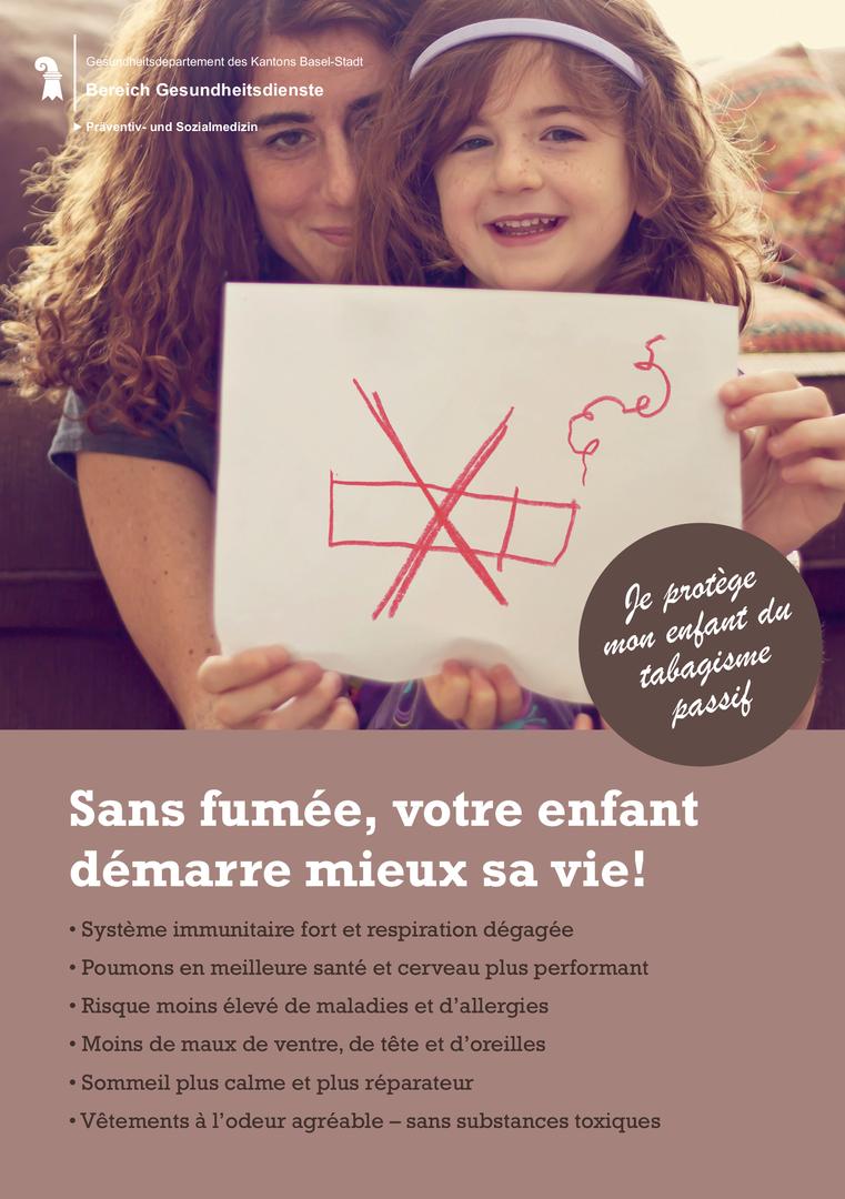  Titelbild Ohne Rauch startet Ihr Kind besser ins Leben! französisch