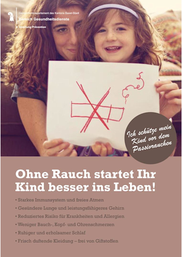 Titelbild Ohne Rauch startet Ihr Kind besser ins Leben! deutsch