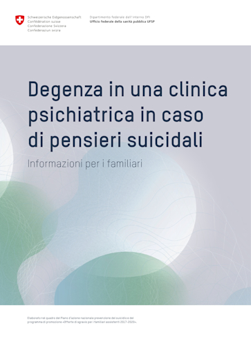 Titelbild Klinikaufenthalt bei Suizidalitaet Informationen Angehoerige IT