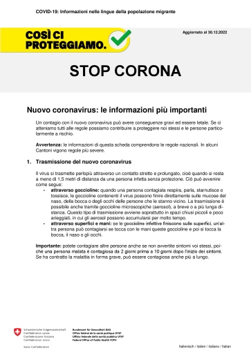 Titelbild Stop Corona IT