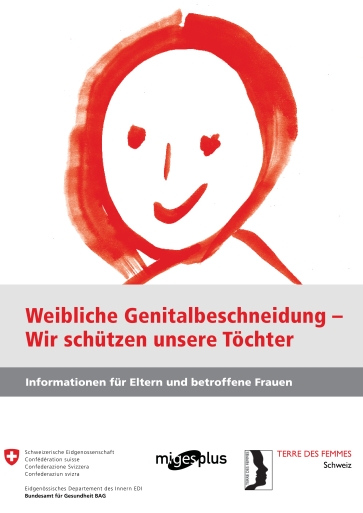 Titelbild Wir schützen unsere Töchter, Information über die Gefahren von FGM deutsch