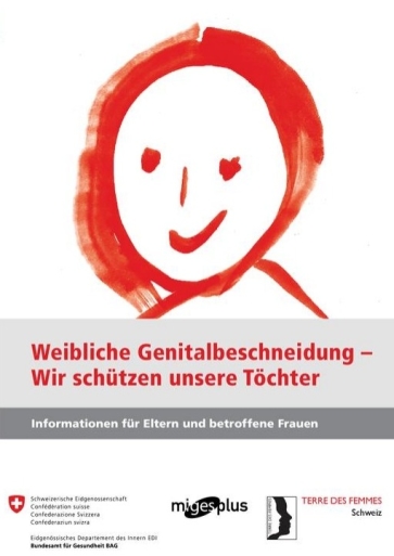 Titelbild Wir schützen unsere Töchter, Information über die Gefahren von FGM deutsch