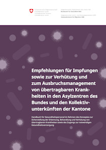 Empfehlungen für Impfungen sowie zur Verhütung und zum Ausbruchsmanagement von übertragbaren Krankheiten in den Asylzentren des Bundes und den Kollektivunterkünften der Kantone