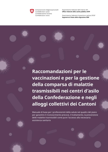 Titelbild Empfehlungen für Impfungen sowie zur Verhütung und zum Ausbruchsmanagement... italienisch