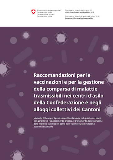 Titelbild Empfehlungen für Impfungen sowie zur Verhütung und zum Ausbruchsmanagement... italienisch