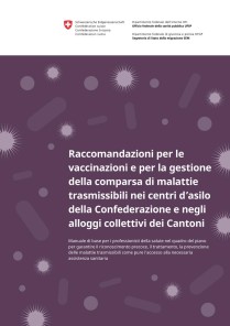 Raccomandazioni per le vaccinazioni e per la gestione della comparsa di malattie trasmissibili nei centri dʼasilo della Confederazione e negli alloggi collettivi dei Cantoni