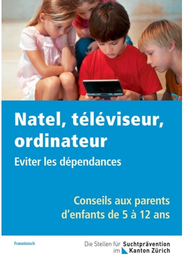 Titelbild Broschüre TV, Tablet und Handy französisch