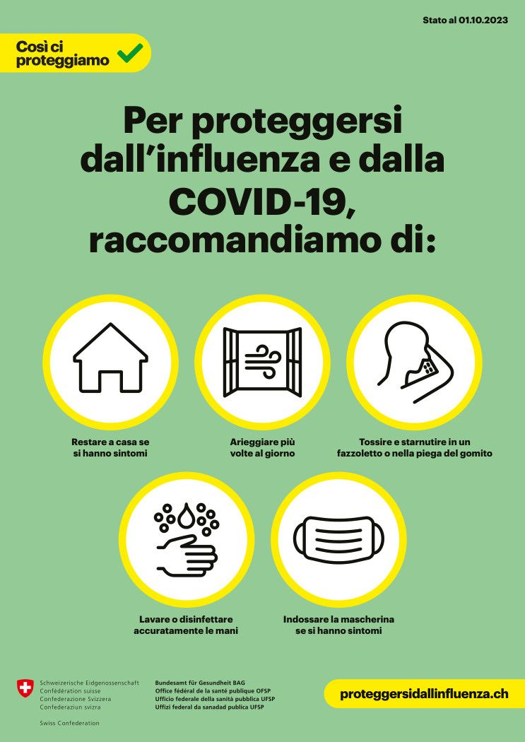  Raccomandazioni di comportamento e di igiene