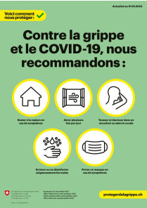 Recommandations de conduite et d’hygiène en vigueur