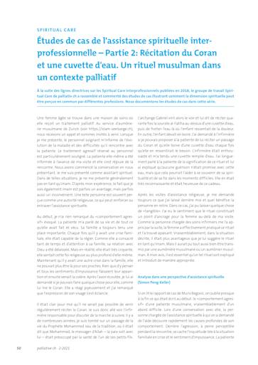 Titelbild Fallbeispiel interprofessioneller Spiritual Care fr