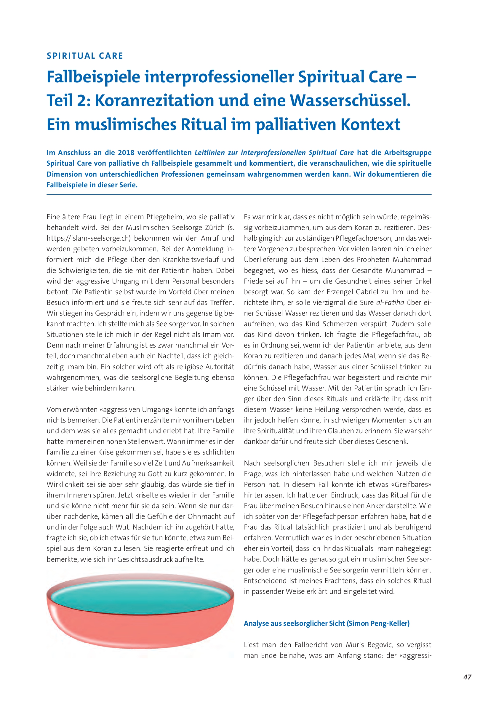 Titelbild Fallbeispiel interprofessioneller Spiritual Care de