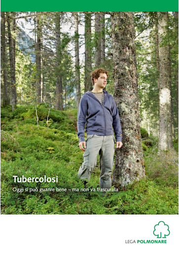 Titelbild Broschüre Tuberkulose italienisch