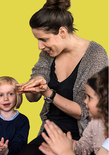 Titelbild Lerngelegenheiten fuer Kinder bis 4