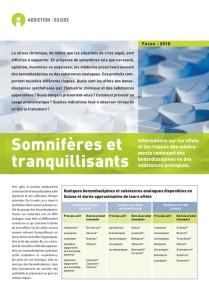 Focus: Somnifères et tranquillisants