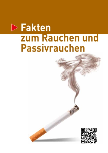 Titelbild Fakten zum Rauchen und Passivrauchen deutsch