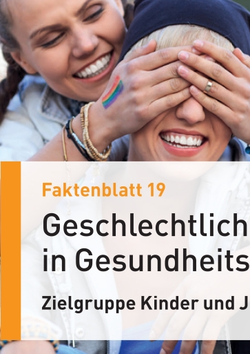 Titelbild Geschlechtliche und sexuelle Minderheiten in Gesundheitsförderung und Prävention deutsch