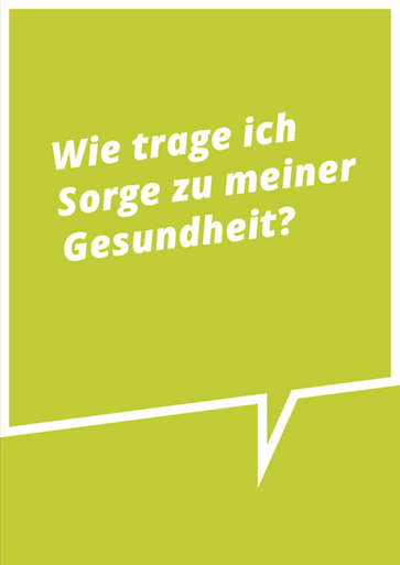 Titelbild Wie trage ich Sorge zu meiner Gesundheit DE