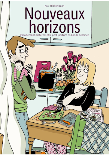 Titelbild Neuland - Sachcomic zum Thema Stillen und Wochenbett französisch