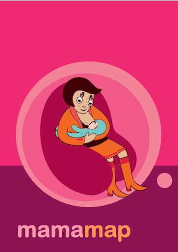 Titelbild Stillen unterwegs mit mamamap deutsch