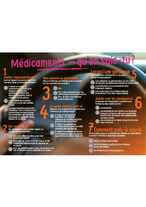 Médicamnets au volant