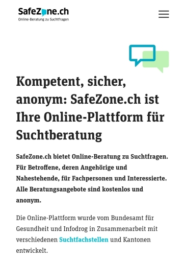 Titelbild SafeZone.ch de