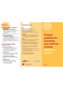 Parental guidelines for preventing your child from smoking