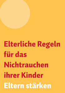 Elterliche Regeln für das Nichtrauchen ihrer Kinder