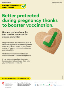 Corona: Better protected during pregnancy thanks to booster vaccination.