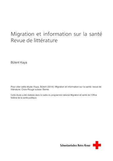 Titelbild Kaya 2014 Migration Information Sante 1
