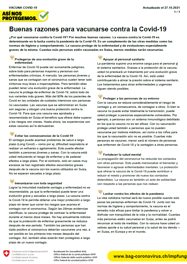 Titelbild Gute Gründe für die Covid-19-Impfung